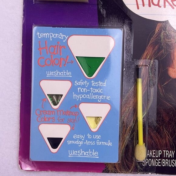 1995 Vintage Halloween Costume My First Witch/Ghost Makeup Hair Imagineering - Picture 8 of 16